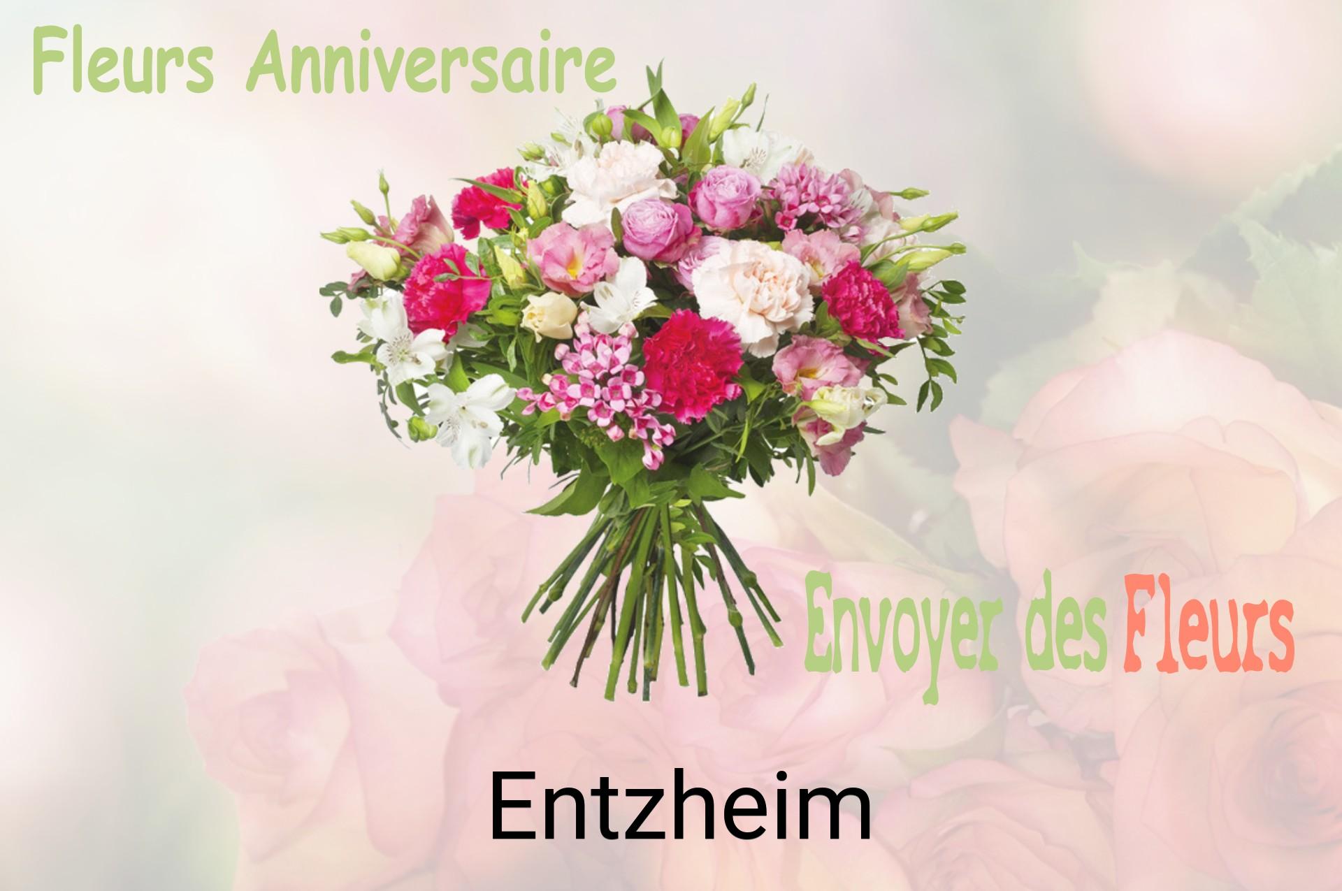Bouquet de fleurs d’anniversaire livré à Entzheim