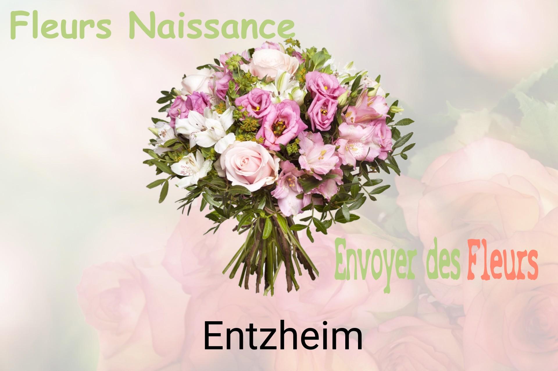 Bouquet de fleurs de naissance livré à Entzheim